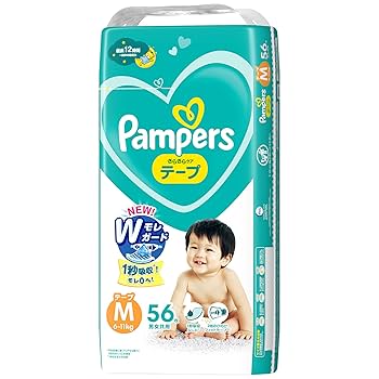 Amazon | 【テープ Mサイズ】 パンパース オムツ さらさらケア